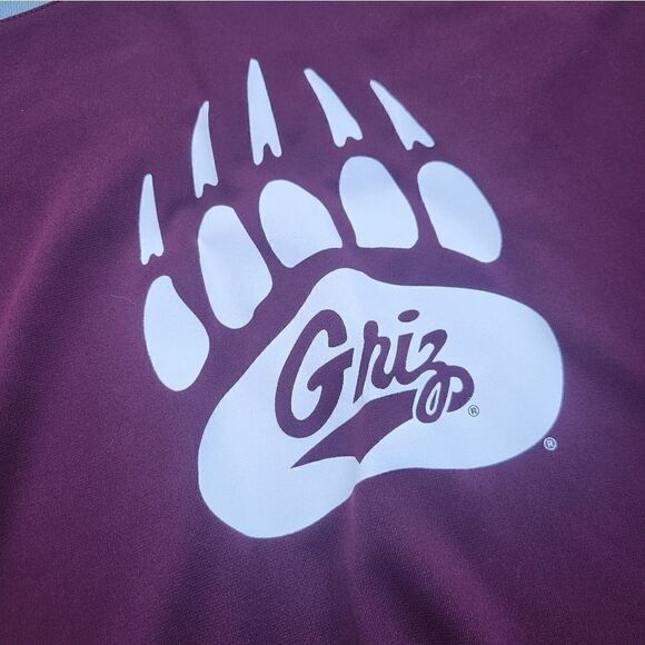 Colosseum Maroon Montana Grizzlies Foot-Ball Football Jersey women's med - Picture 7 of 8